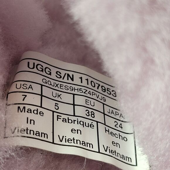 UGG Women's Oh Yeah Womens Sandals Size 7 Purple Slide Slipper 1107953 - Picture 8 of 9